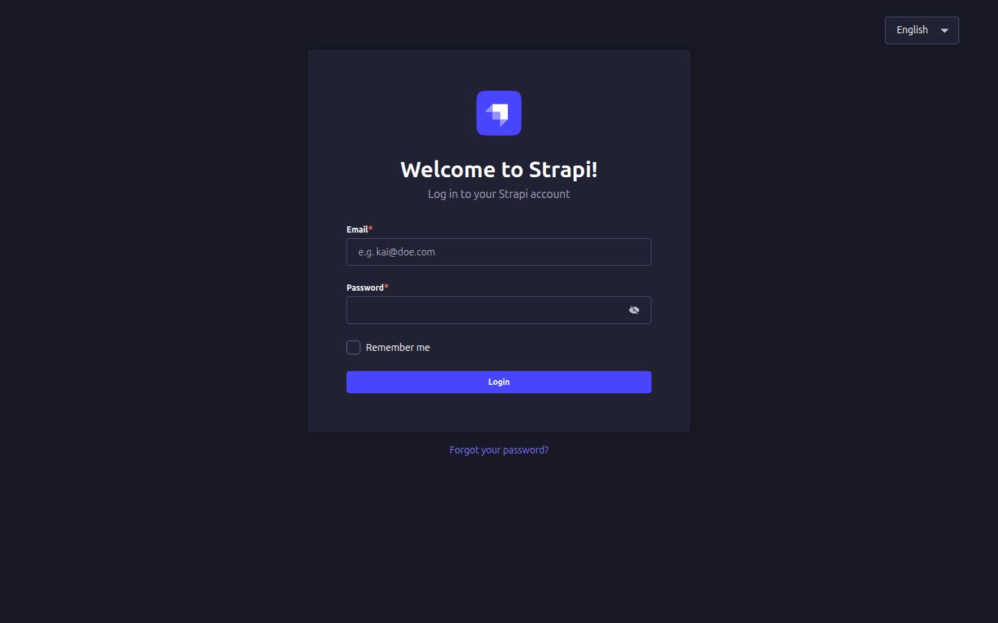 Login-Seite